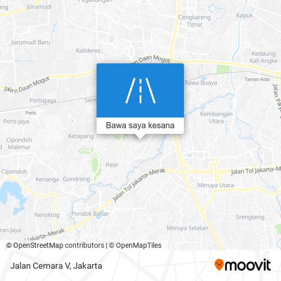 Peta Jalan Cemara V