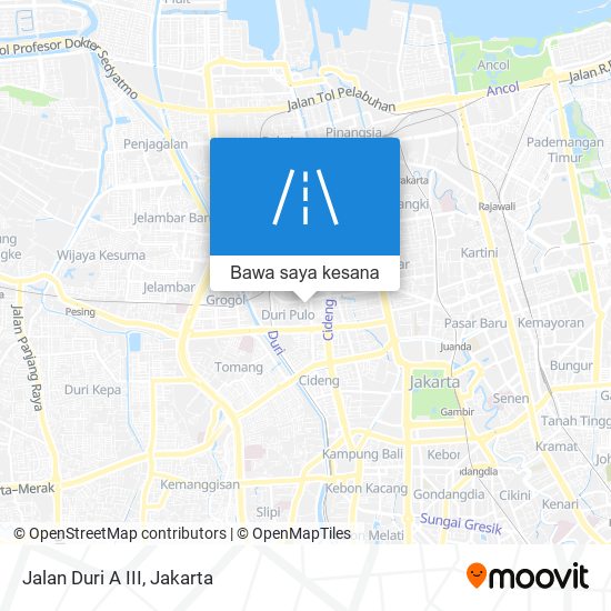 Peta Jalan Duri A III