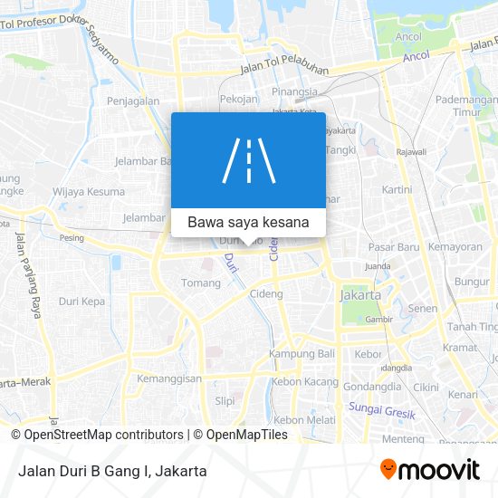 Peta Jalan Duri B Gang I