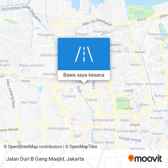 Peta Jalan Duri B Gang Masjid