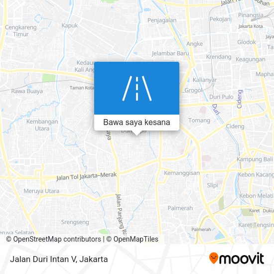 Peta Jalan Duri Intan V