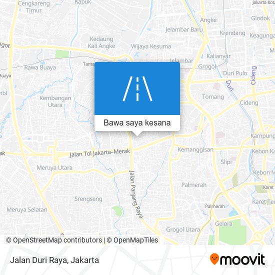 Peta Jalan Duri Raya