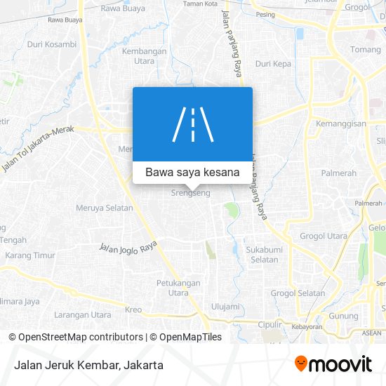 Peta Jalan Jeruk Kembar