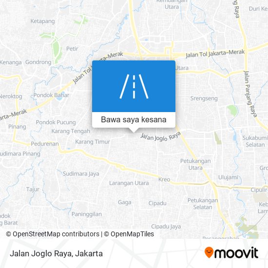 Peta Jalan Joglo Raya