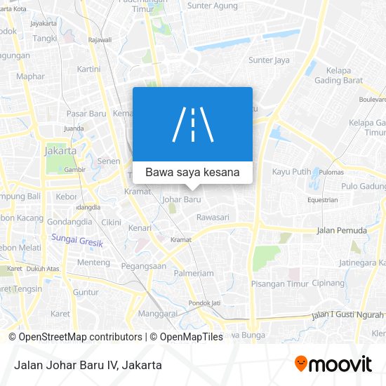 Peta Jalan Johar Baru IV
