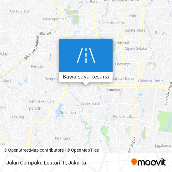 Peta Jalan Cempaka Lestari III