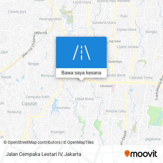 Peta Jalan Cempaka Lestari IV