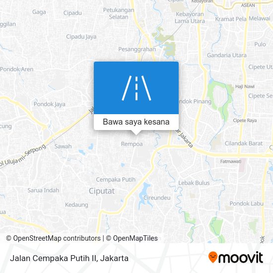 Peta Jalan Cempaka Putih II