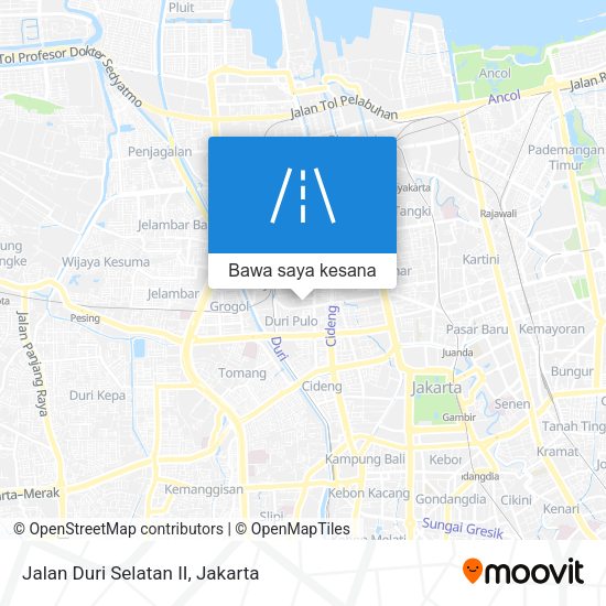 Peta Jalan Duri Selatan II