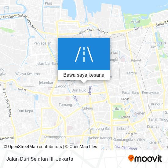 Peta Jalan Duri Selatan III