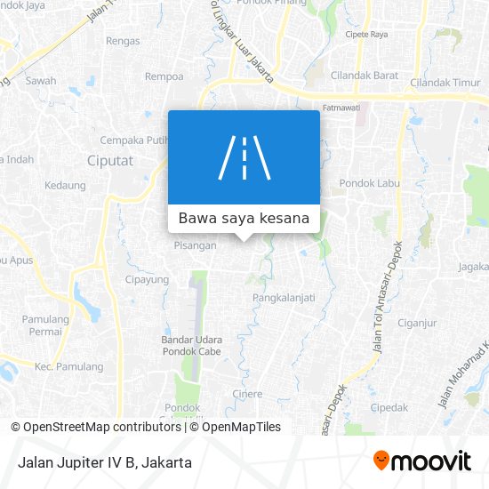 Peta Jalan Jupiter IV B