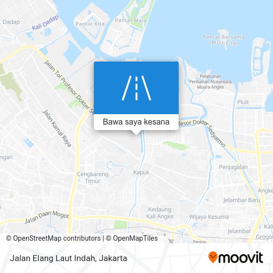 Peta Jalan Elang Laut Indah