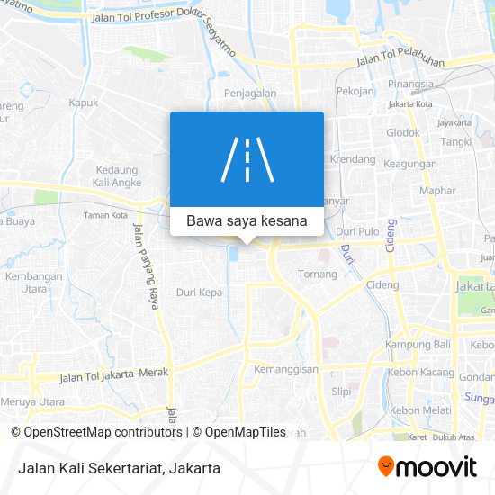 Peta Jalan Kali Sekertariat