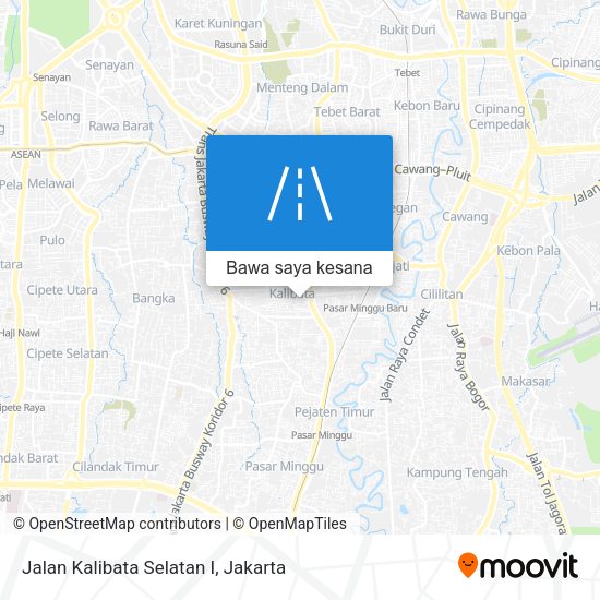Peta Jalan Kalibata Selatan I