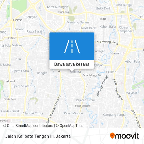 Peta Jalan Kalibata Tengah III