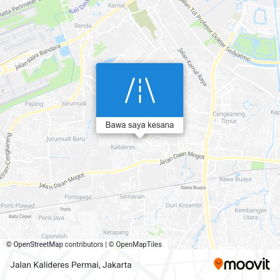 Peta Jalan Kalideres Permai
