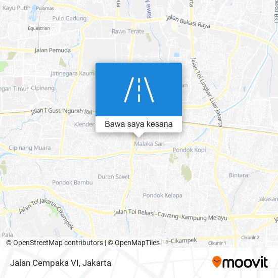 Peta Jalan Cempaka VI