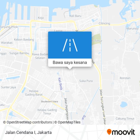 Peta Jalan Cendana I