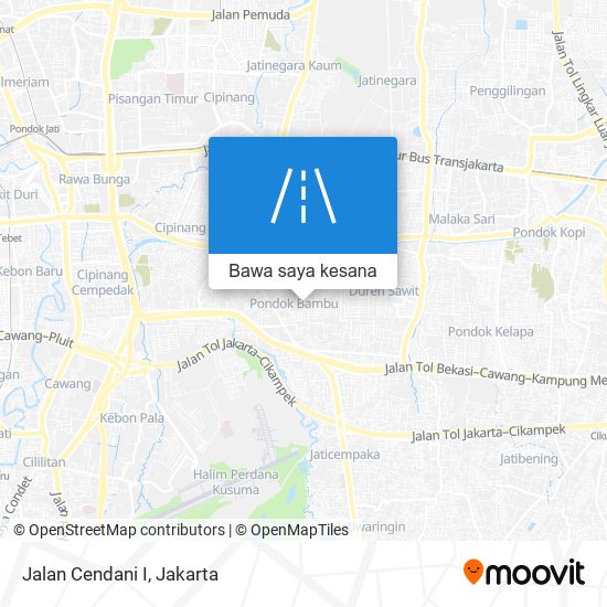 Peta Jalan Cendani I