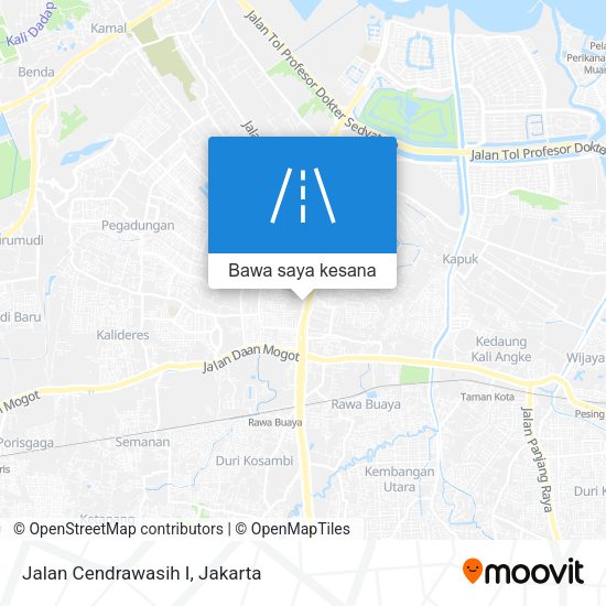 Peta Jalan Cendrawasih I