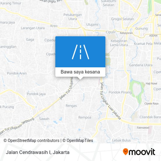 Peta Jalan Cendrawasih I