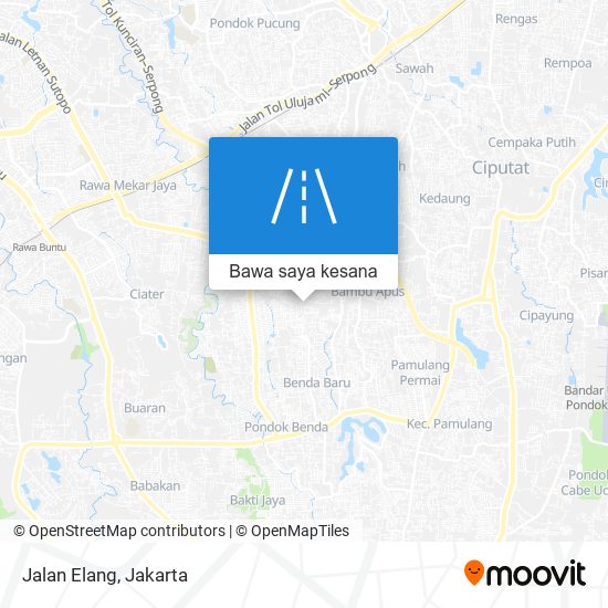 Peta Jalan Elang