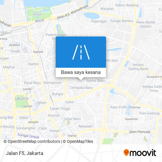 Peta Jalan F5