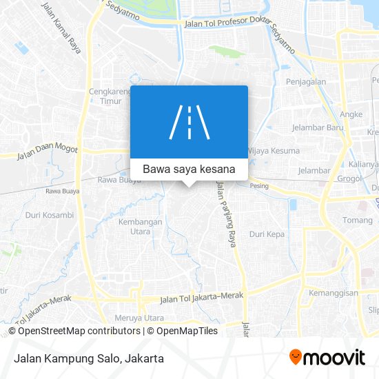 Peta Jalan Kampung Salo