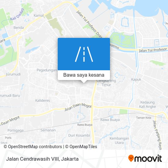 Peta Jalan Cendrawasih VIII