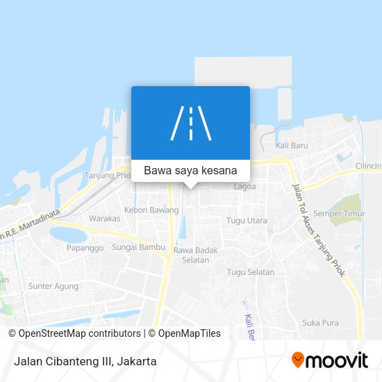 Peta Jalan Cibanteng III