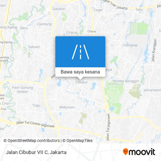 Peta Jalan Cibubur VII C