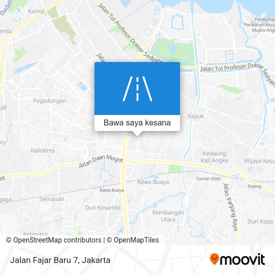Peta Jalan Fajar Baru 7