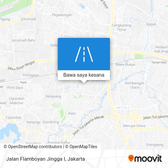 Peta Jalan Flamboyan Jingga I
