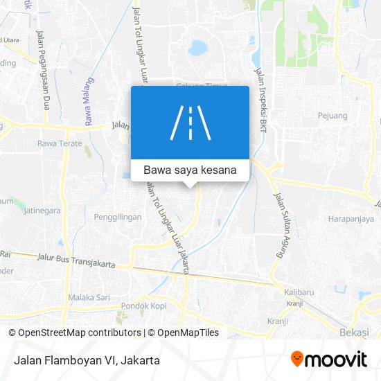 Peta Jalan Flamboyan VI