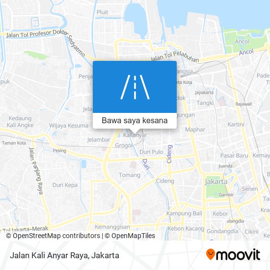 Peta Jalan Kali Anyar Raya