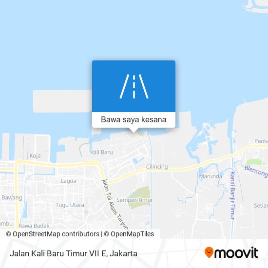 Peta Jalan Kali Baru Timur VII E