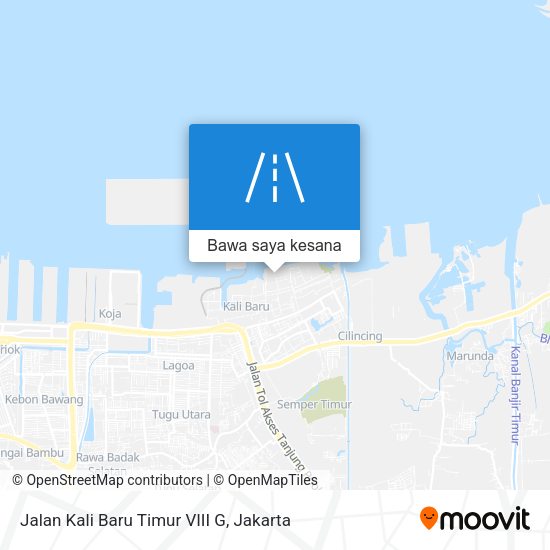 Peta Jalan Kali Baru Timur VIII G