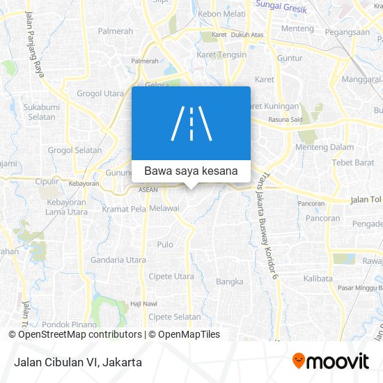 Peta Jalan Cibulan VI