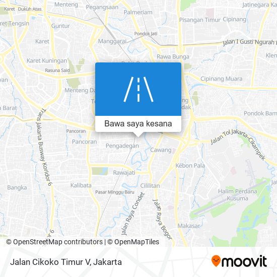 Peta Jalan Cikoko Timur V