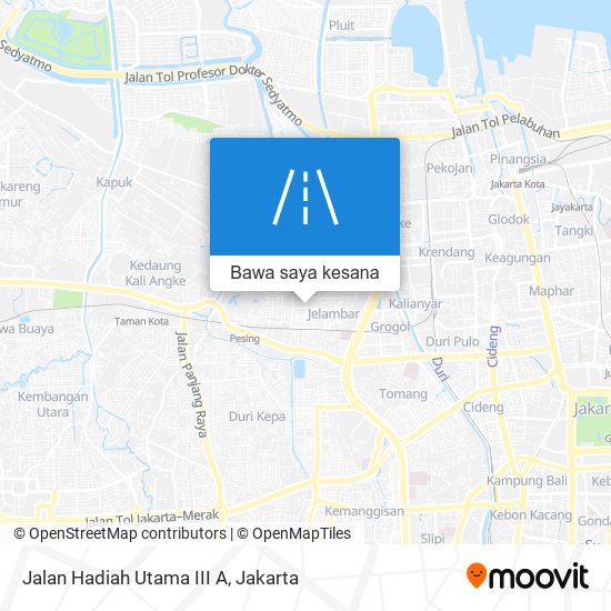 Peta Jalan Hadiah Utama III A