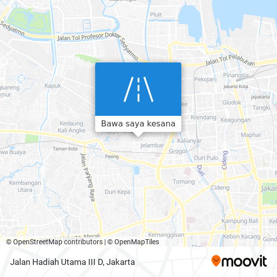 Peta Jalan Hadiah Utama III D