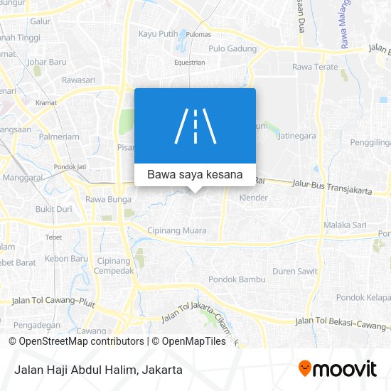Peta Jalan Haji Abdul Halim
