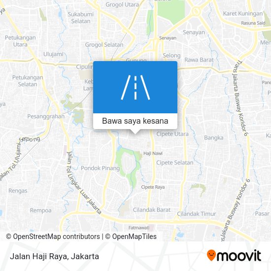 Peta Jalan Haji Raya