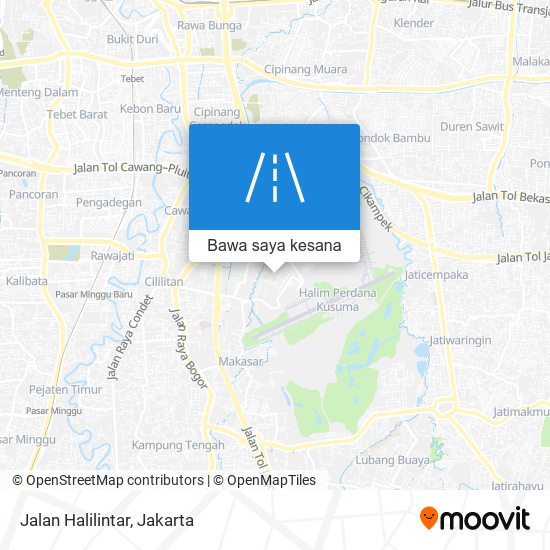 Peta Jalan Halilintar