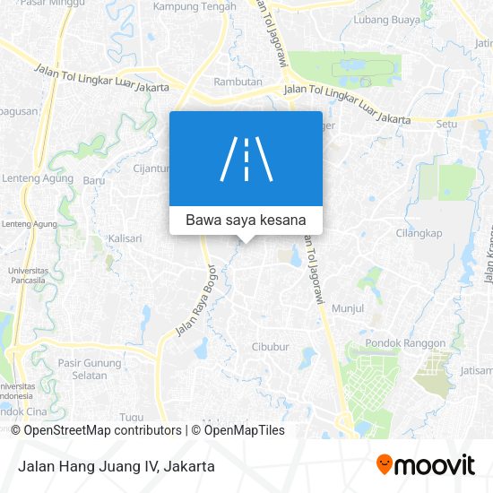 Peta Jalan Hang Juang IV