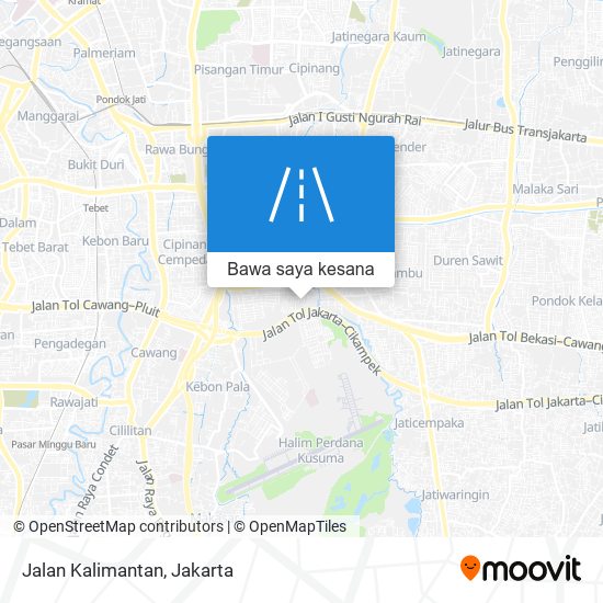 Peta Jalan Kalimantan