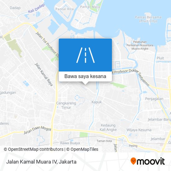 Peta Jalan Kamal Muara IV