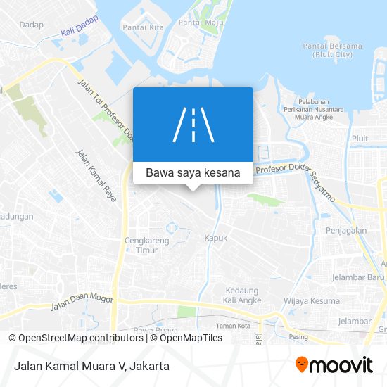 Peta Jalan Kamal Muara V