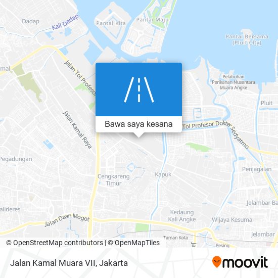 Peta Jalan Kamal Muara VII