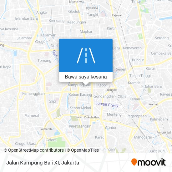 Peta Jalan Kampung Bali XI